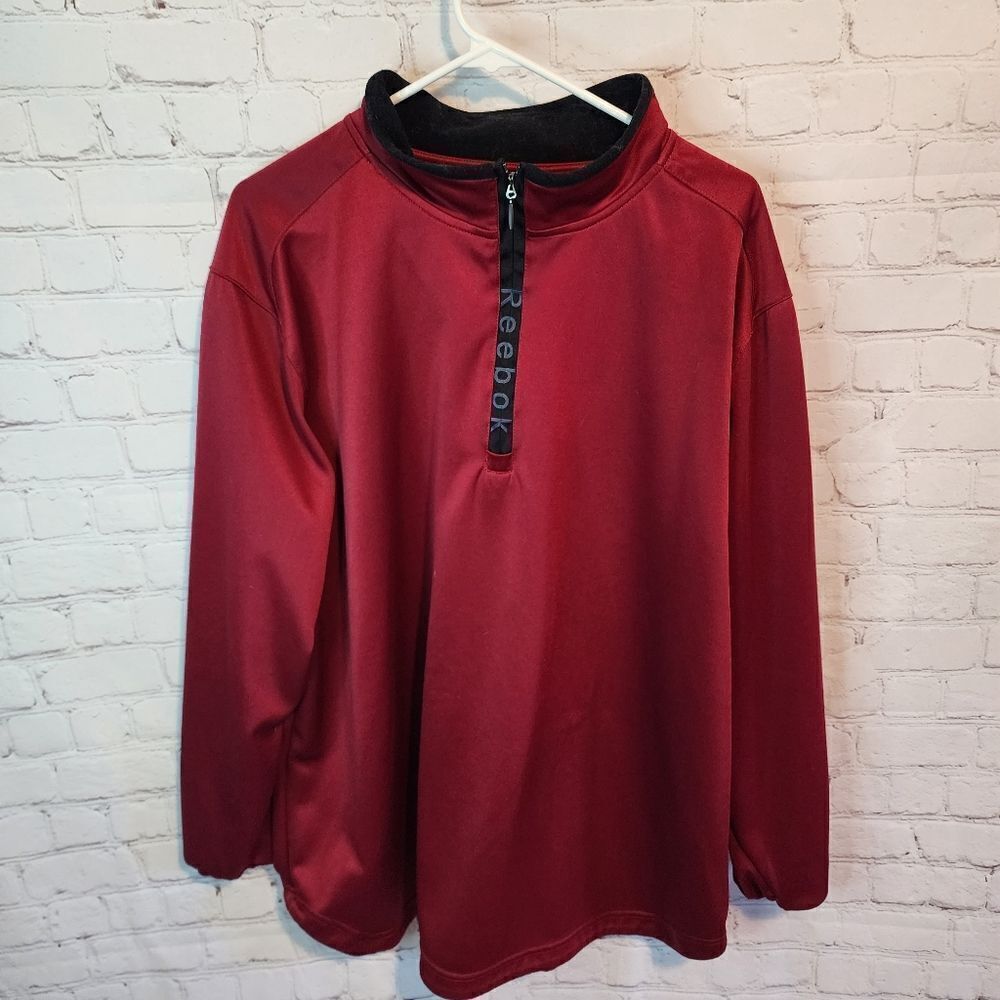 Men's Reebok zip up sweater fleece, size XXL